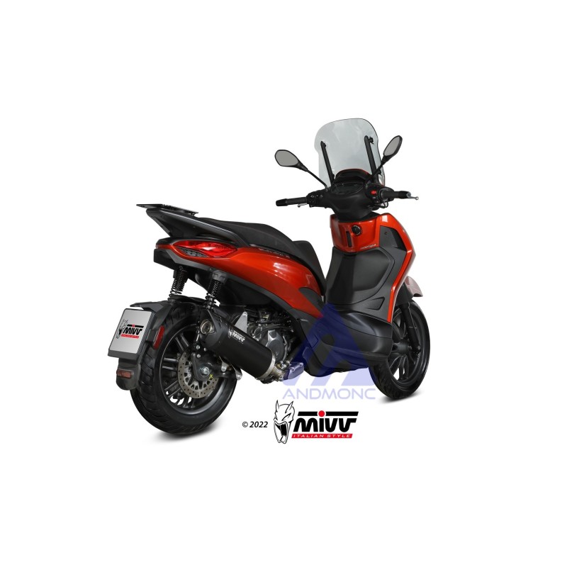 Mivv Scarico Piaggio Beverly 400 2021 - 2024 MV.PG.0005.LV