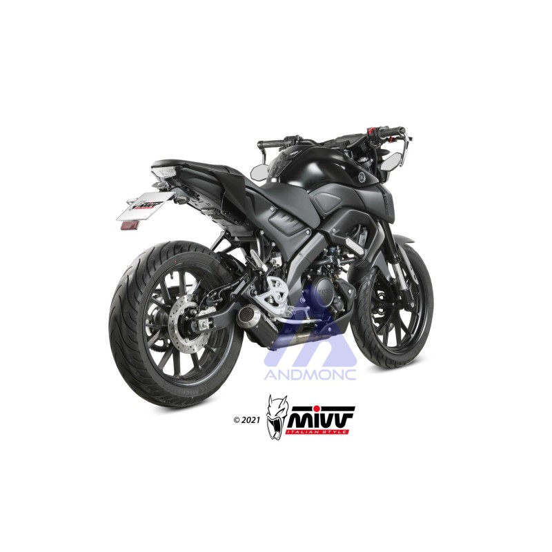 Mivv Scarico Yamaha MT-125 2020 - 2024 Y.067.SM3C