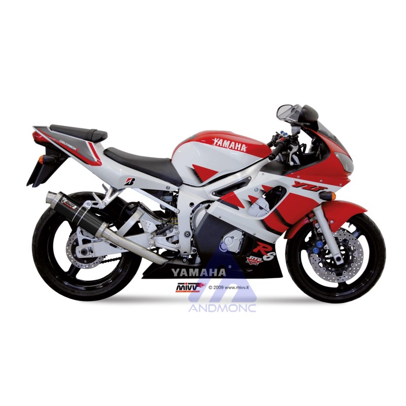 Mivv Scarico Yamaha YZF 600 R6 1999 - 2002 Y.003.LXB