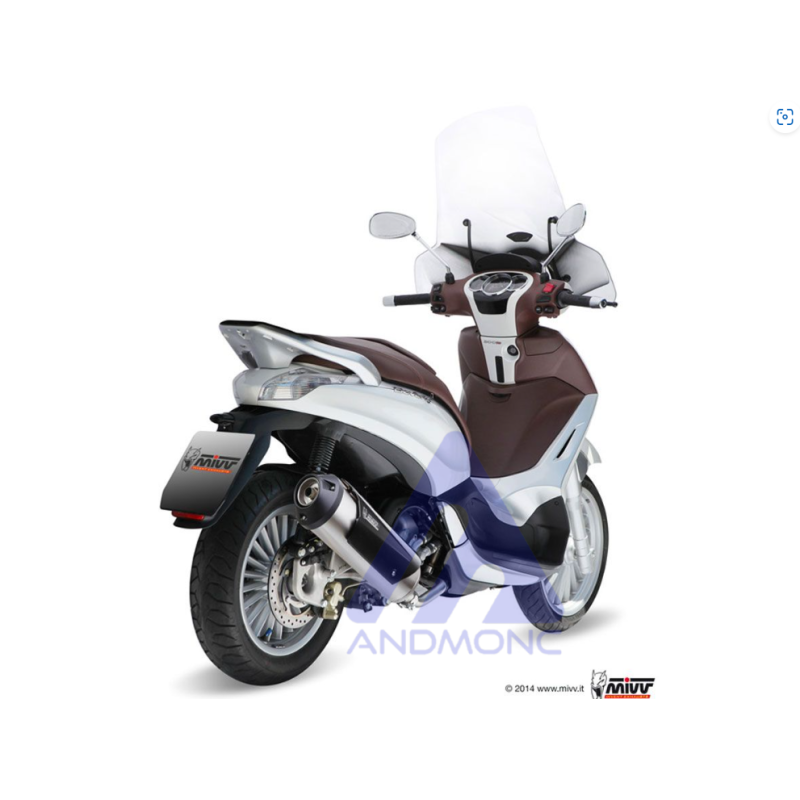 Mivv Scarico Piaggio Beverly 125 2010 - 2012 C.PG.0013.B