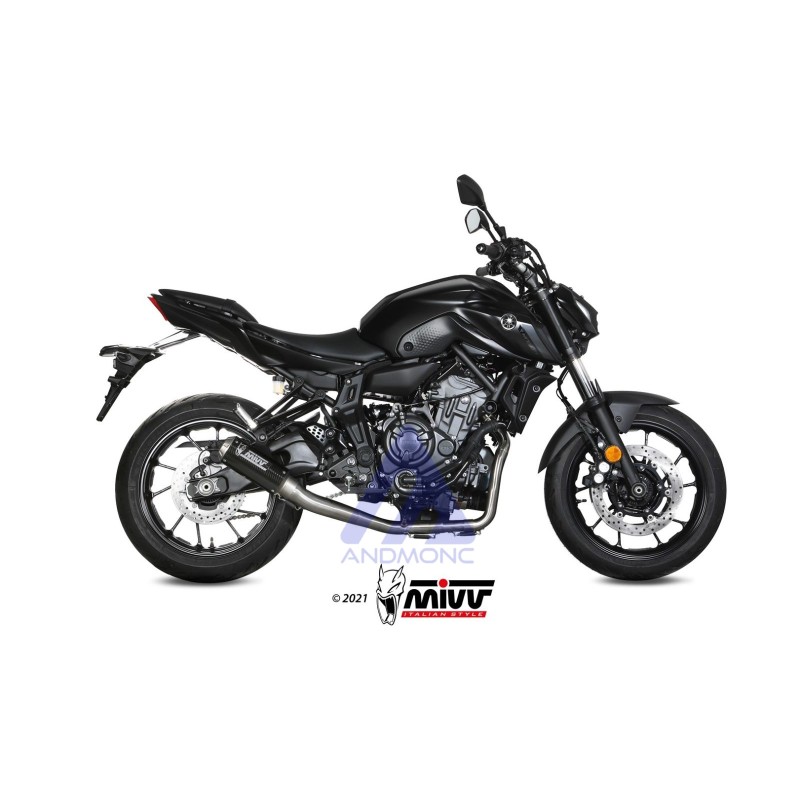 Mivv Scarico Yamaha MT-07 / FZ-07 2021- 2024 Y.045.SM3C