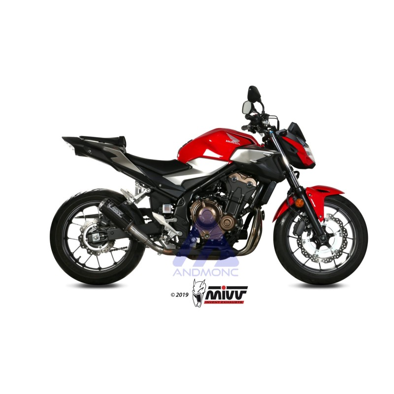 Mivv Scarico Honda CB 500 F 2019 - 2024 H.075.SM3C