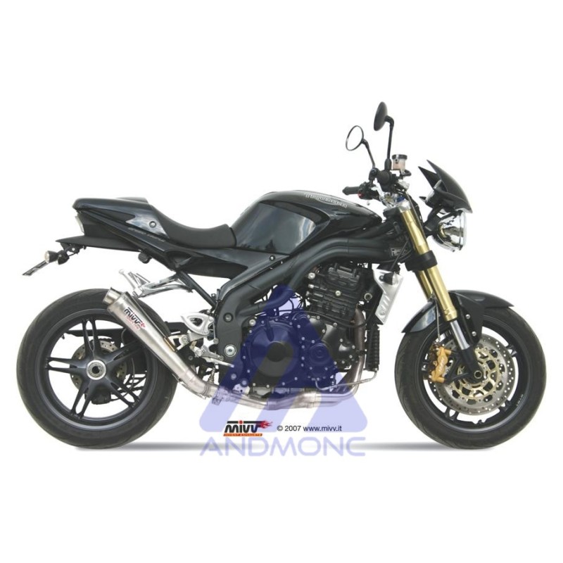 Mivv Scarico TRIUMPH SPEED TRIPLE 1050 R / S / RS 2005 - 2006 T.005.LC3