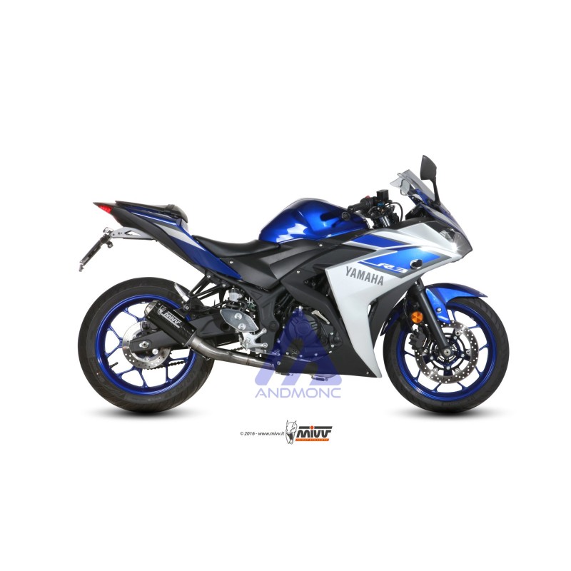 Mivv Scarico YAMAHA YZF R3 2015 - 2024 X.YA.0008.SM3C