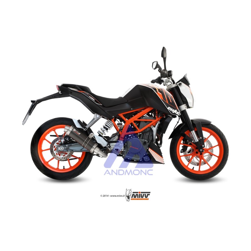 Mivv Scarico KTM 390 DUKE 2013 - 2016 KT.012.L2S