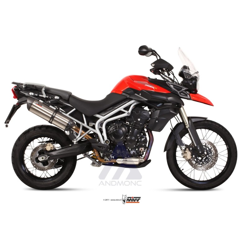 Mivv Scarico TRIUMPH TIGER 800 XC / XR / XRX / XCX / XRT / XCA 2011 - 2016 T.011.L7