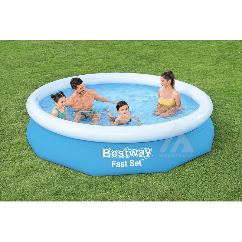 Piscina gonfiabile Fast Set Rotonda da 305 x 66 cm, blu, rotondo