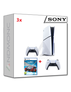 PS5 Console 1TB Standard Slim White + PS5 WRC GENERATIONS + dualsense