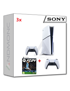 PS5 Console 1TB Standard Slim White + PS5 EA SPORTS FC 24 + dualsense