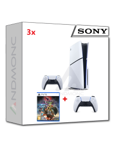 PS5 Console 1TB Standard Slim White + PS5 EXOPRIMAL + dualsense