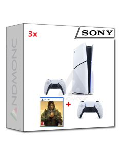 PS5 Console 1TB Standard Slim White + PS5 DEATH STRANDING DIRECTOR’S CUT + dualsense