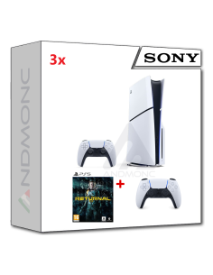 PS5 Console 1TB Standard Slim White + PS5 RETURNAL + dualsense