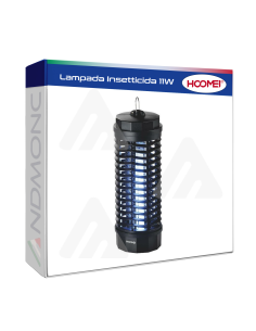 Lampada Insetticida 11w Elimina Anti Insetti Giardino Luce Uv Hoomei Hm-1611