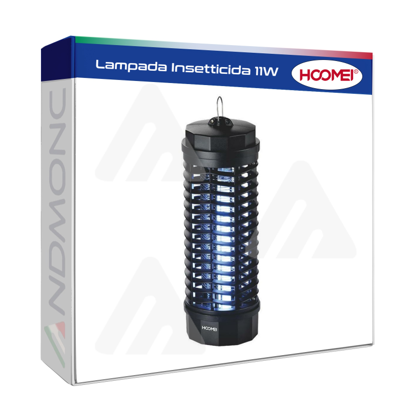 Lampada Insetticida 11w Elimina Anti Insetti Giardino Luce Uv Hoomei Hm-1611