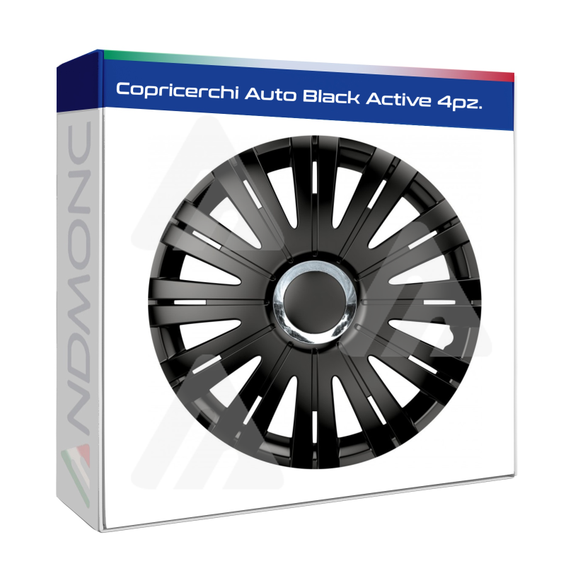 Copricerchi Auto Black Active 4pz.