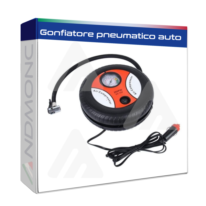 Gonfiatore pneumatico auto