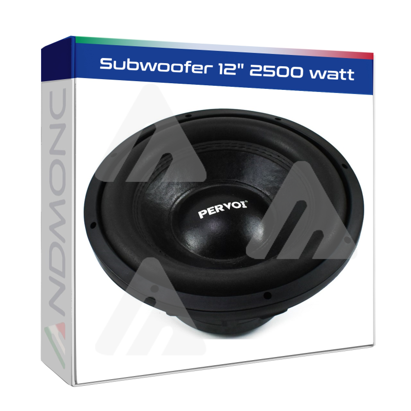 Subwoofer per auto 12" 2500W - Nero