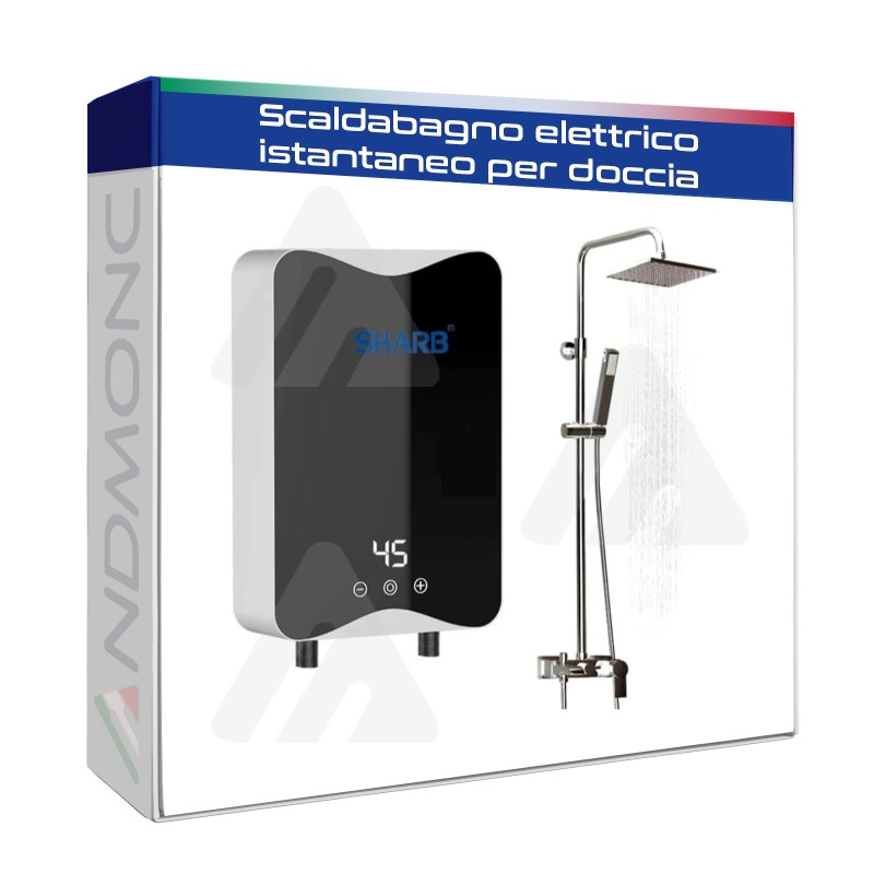 Scaldabagno elettrico istantaneo per doccia uso domestico impermeabile da 5500 W 220v