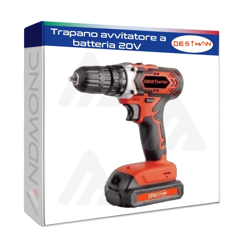 Trapano avvitatore a batteria 20V destman dt-8835D