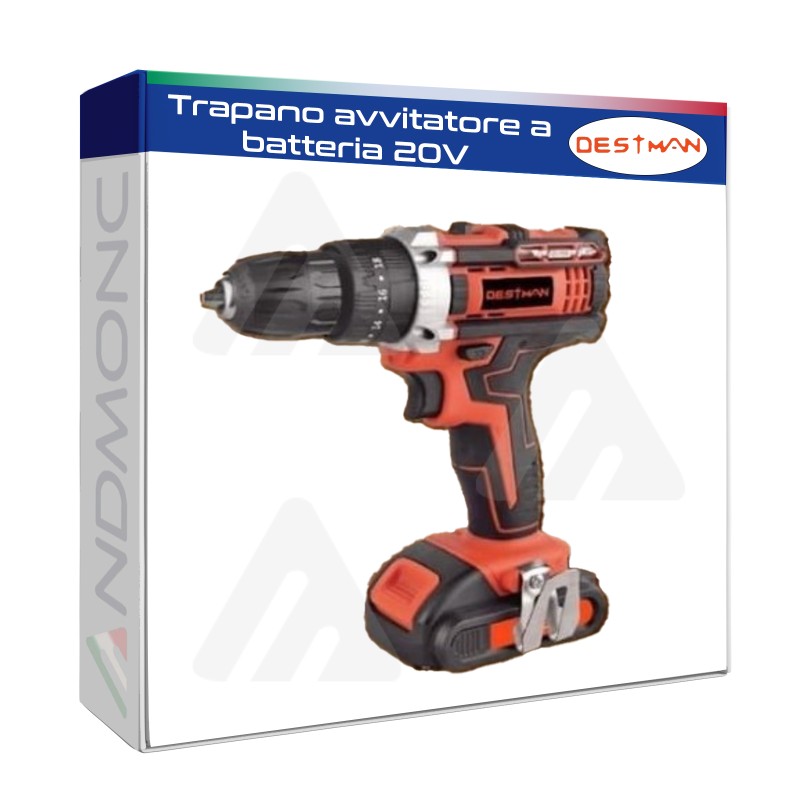 Trapano avvitatore a batteria 20V destman dt-8850D