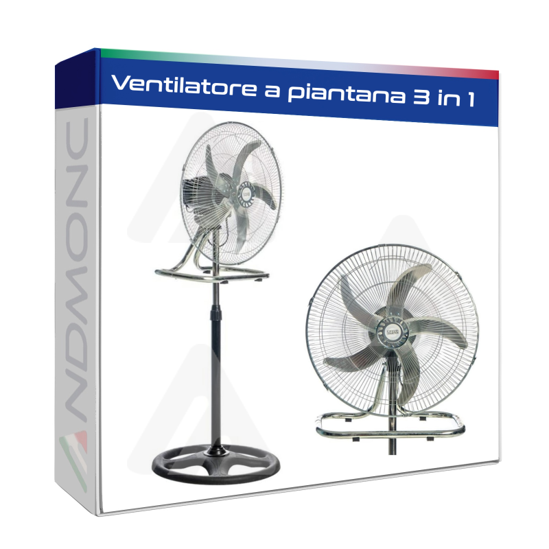 Ventilatore a piantana 3 in 1