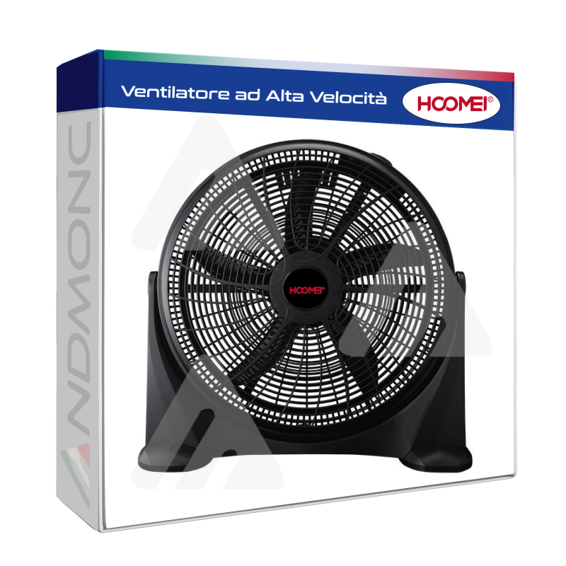 Ventilatore ad Alta Velocità Potenza 100W Diametro Pale 50 Cm HM-8276