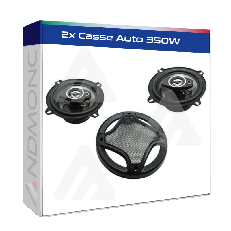 2x Casse Auto 350 watt