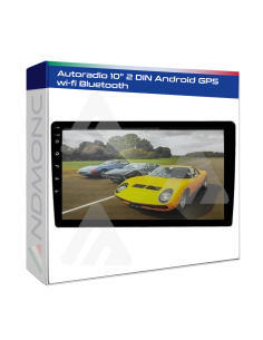 Autoradio 2 DIN 10" Android gps wifi bluetooth