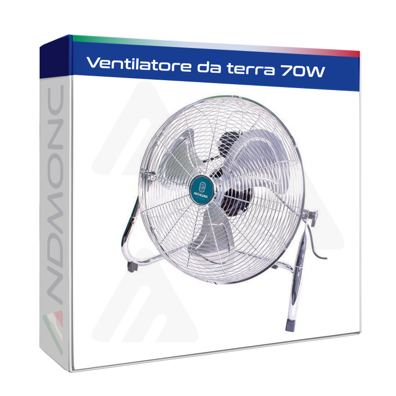 Ventilatore da terra 70W 3 Velocità