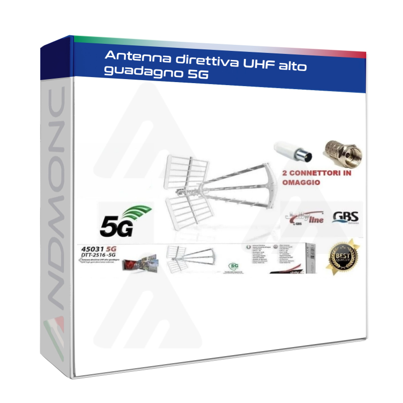 Antenna direttiva UHF alto guadagno 5G