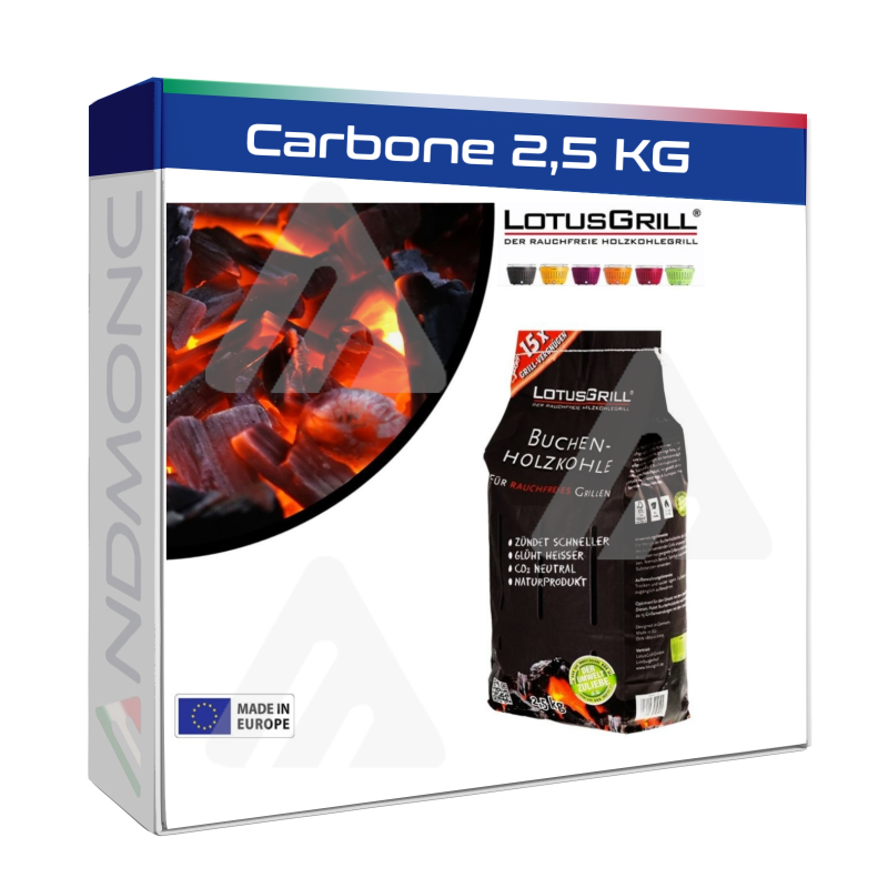 Carbone 2,5 kg. LotusGrill