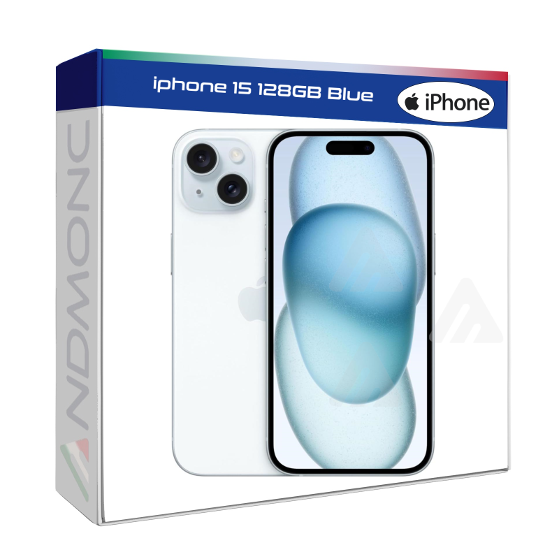 Apple iPhone 15 128 GB 6.1" Blue Nuovo ufficiale Apple