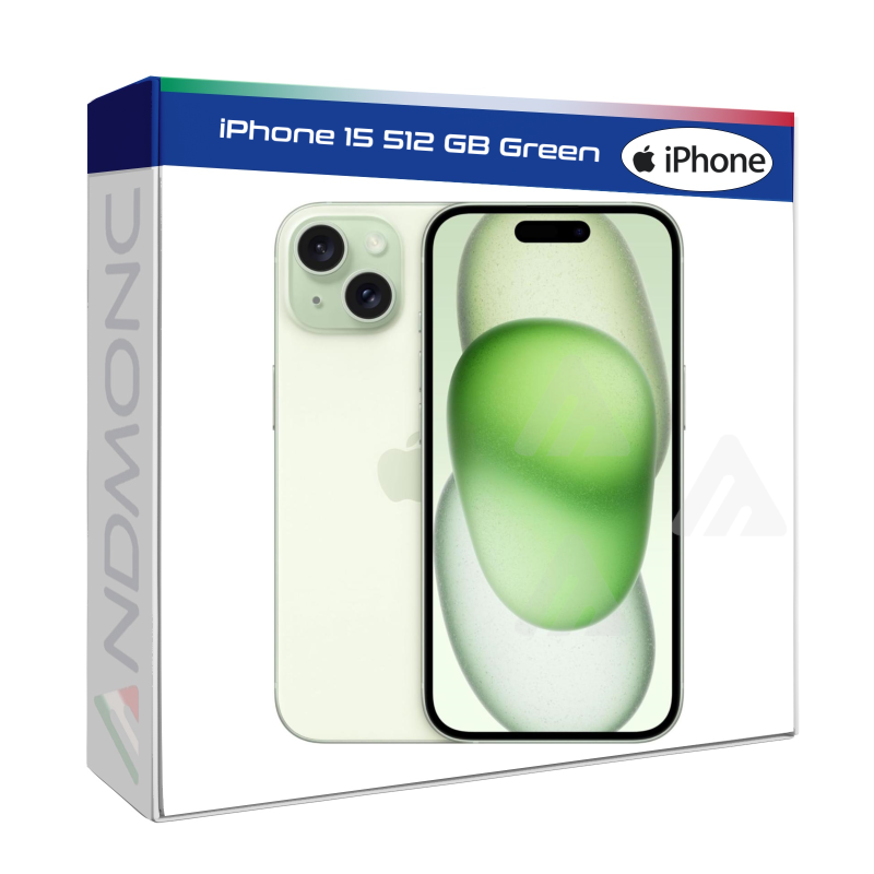 Apple iPhone 15 512 GB 6.1" Green Nuovo ufficiale Apple