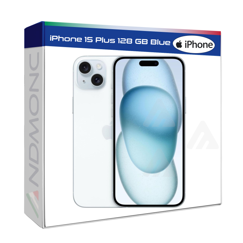 Apple iPhone 15 Plus 128 GB 6.7" Blue Nuovo ufficiale Apple