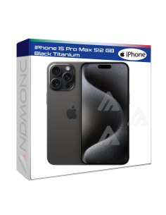 Apple iPhone 15 Pro Max 512 GB 6.7" Black Titanium Nuovo ufficiale Apple