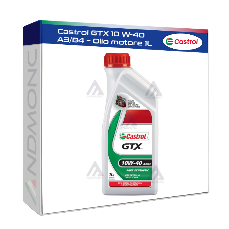 Castrol GTX 10 W-40 A3/B4 – Olio motore 1L