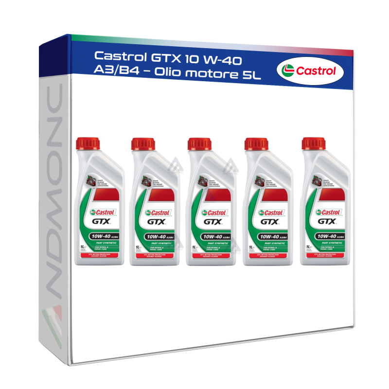 Castrol GTX 10 W-40 A3/B4 – Olio motore 5L