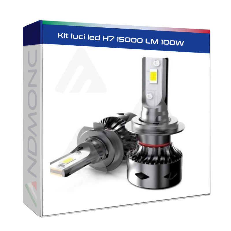 Kit luci led H7 15000 LM 100W