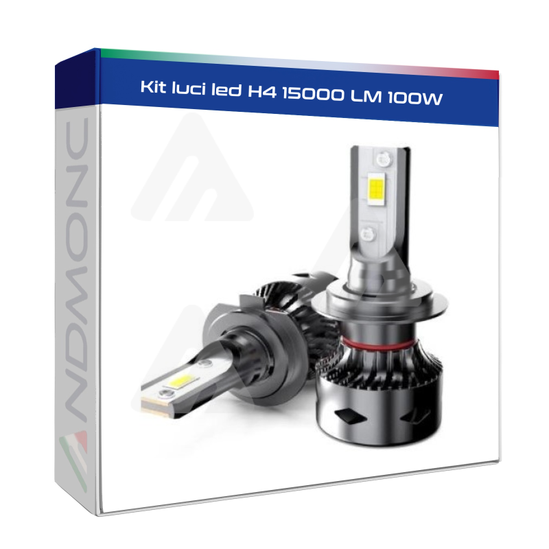 Kit luci led H4 15000 LM 100W