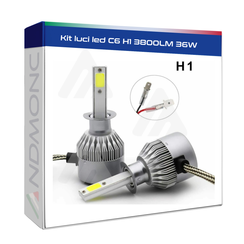 Kit luci led C6 H1 3800LM 36W