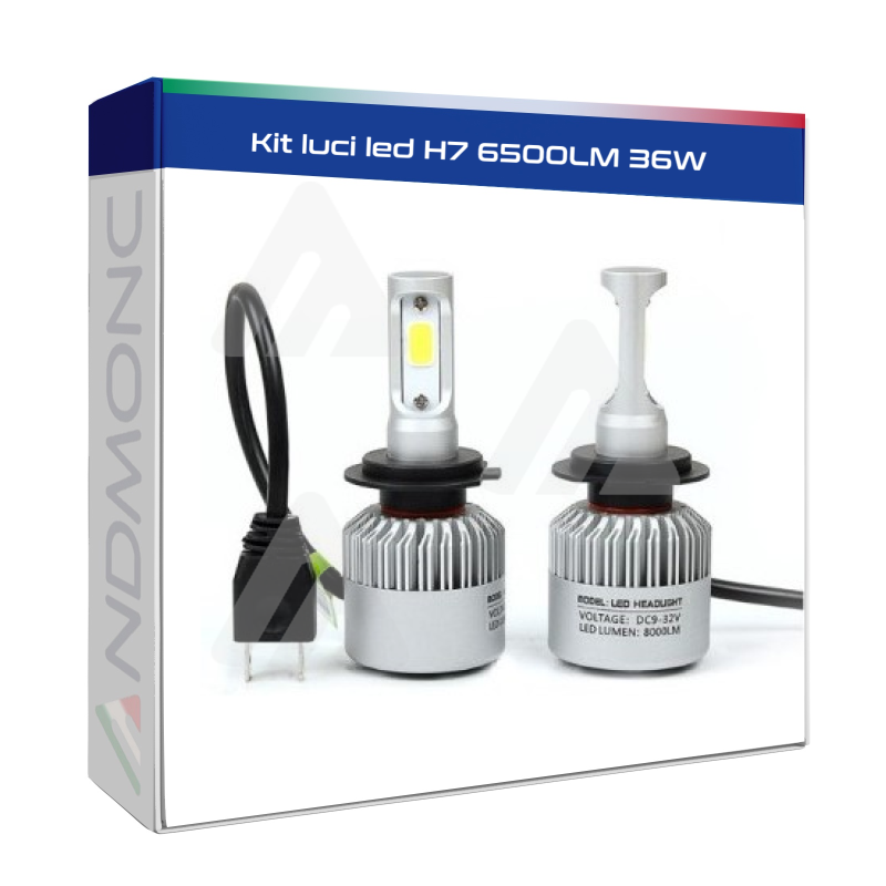 Kit luci led H7 6500LM 36W