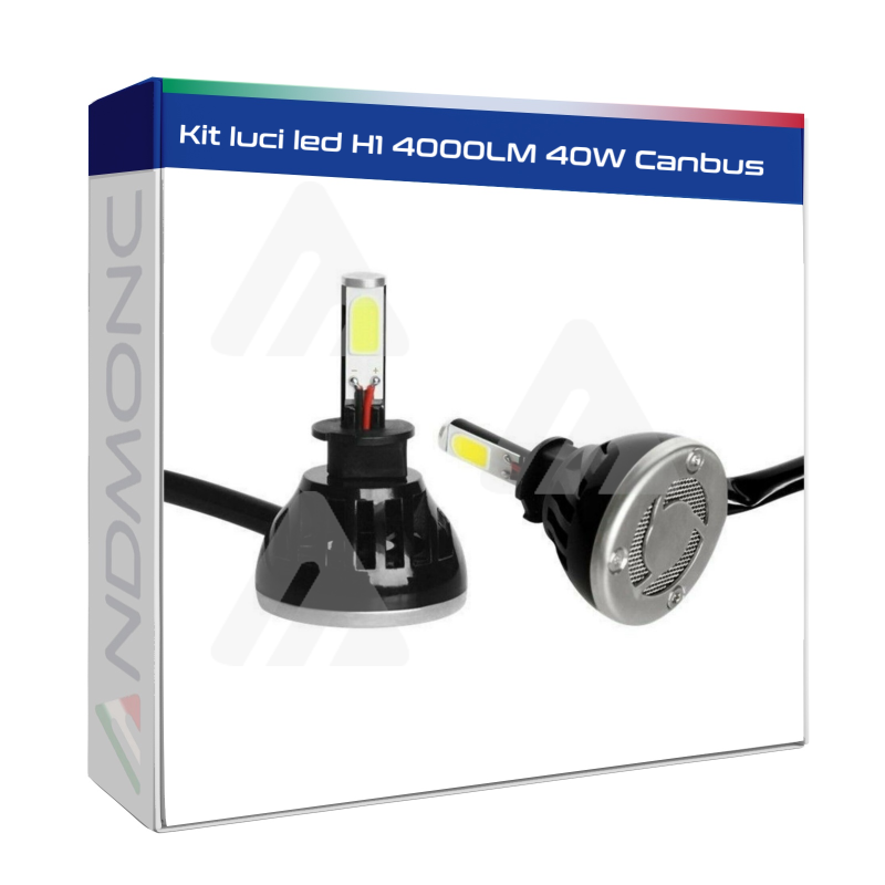 Kit luci led H1 4000LM 40W Canbus