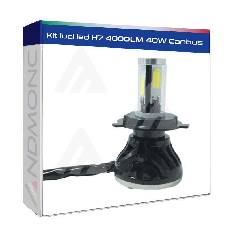 Kit luci led H7 4000LM 40W Canbus