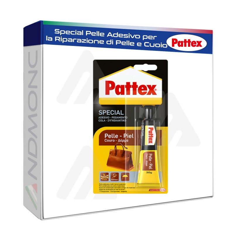 Pattex Special Pelle, Adesivo per la Riparazione di Pelle e Cuoio 3x 30g